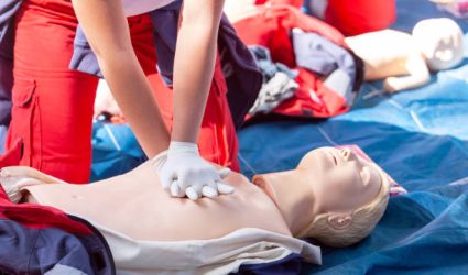 First aid and Cardiopulmonary resuscitation - CPR training